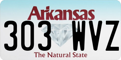 AR license plate 303WVZ