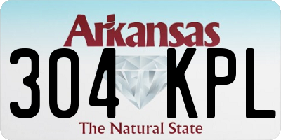 AR license plate 304KPL