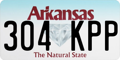 AR license plate 304KPP
