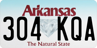 AR license plate 304KQA