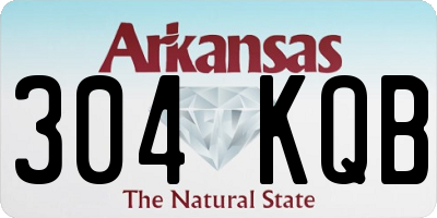 AR license plate 304KQB