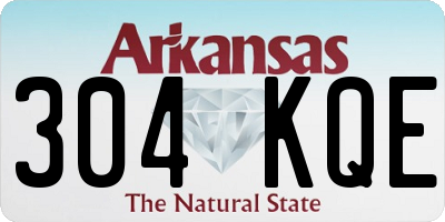 AR license plate 304KQE