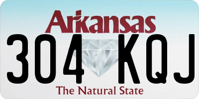 AR license plate 304KQJ