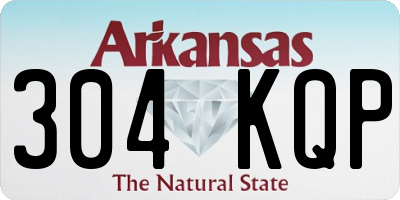 AR license plate 304KQP
