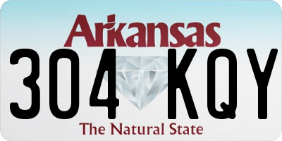 AR license plate 304KQY