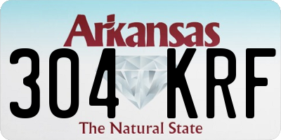 AR license plate 304KRF