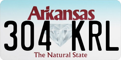 AR license plate 304KRL