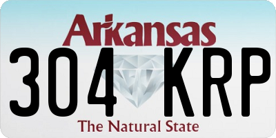 AR license plate 304KRP