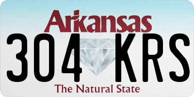 AR license plate 304KRS