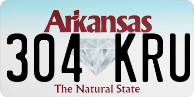 AR license plate 304KRU