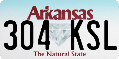 AR license plate 304KSL