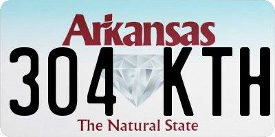 AR license plate 304KTH