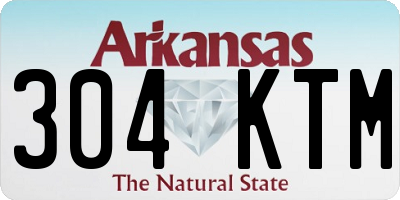 AR license plate 304KTM