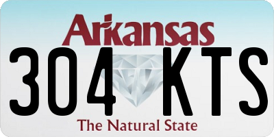 AR license plate 304KTS