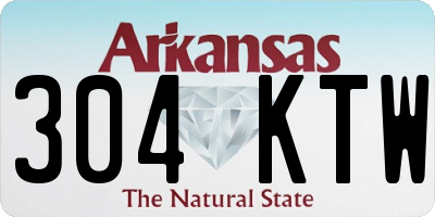 AR license plate 304KTW