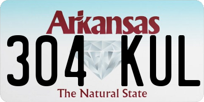 AR license plate 304KUL