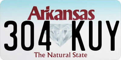 AR license plate 304KUY