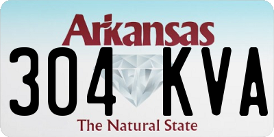 AR license plate 304KVA