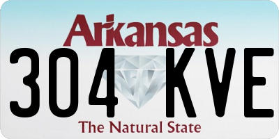 AR license plate 304KVE