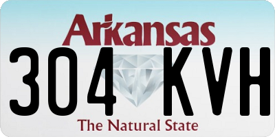AR license plate 304KVH