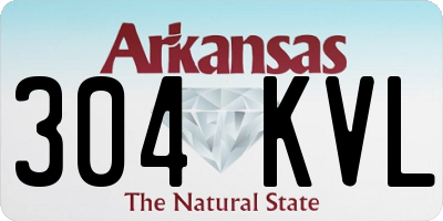 AR license plate 304KVL