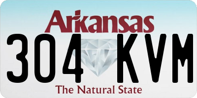 AR license plate 304KVM