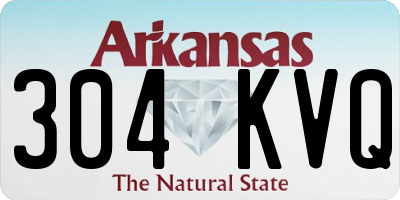 AR license plate 304KVQ