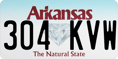 AR license plate 304KVW