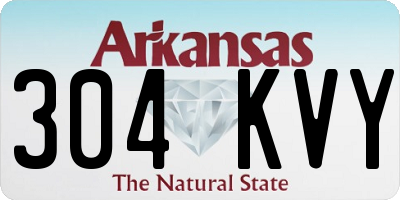 AR license plate 304KVY
