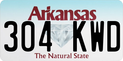 AR license plate 304KWD