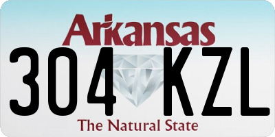 AR license plate 304KZL