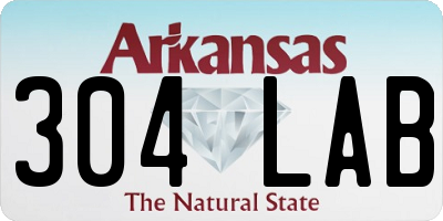 AR license plate 304LAB