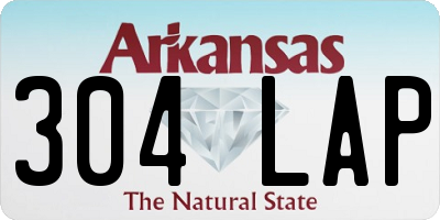 AR license plate 304LAP