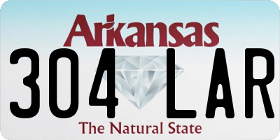 AR license plate 304LAR