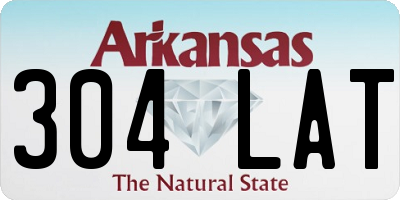 AR license plate 304LAT
