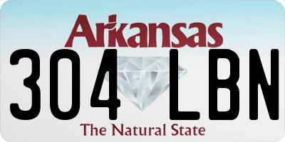 AR license plate 304LBN