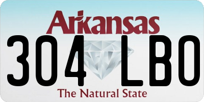 AR license plate 304LBO