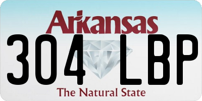 AR license plate 304LBP