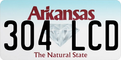 AR license plate 304LCD