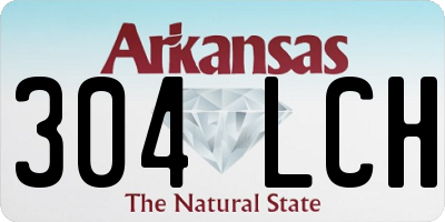 AR license plate 304LCH
