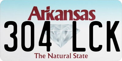 AR license plate 304LCK