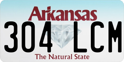 AR license plate 304LCM