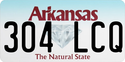 AR license plate 304LCQ