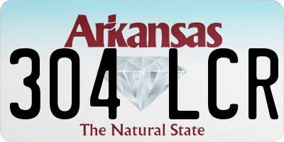 AR license plate 304LCR