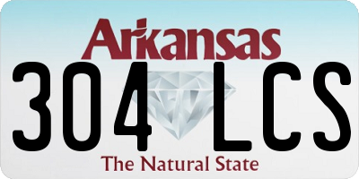 AR license plate 304LCS