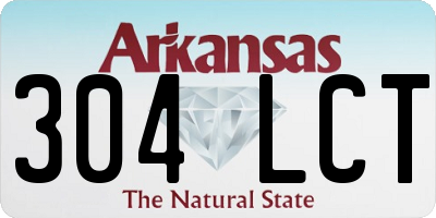 AR license plate 304LCT