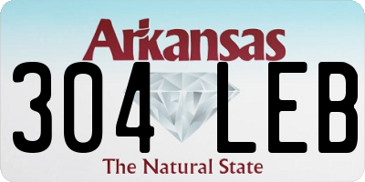 AR license plate 304LEB