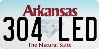 AR license plate 304LED