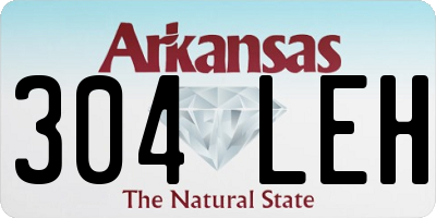 AR license plate 304LEH