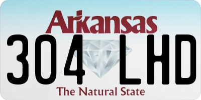 AR license plate 304LHD